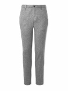 Incotex - Slim-Leg Virgin Wool-Blend Trousers - Gray