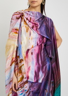 Roksanda Robina Printed Silk Maxi Dress Purple