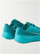 Nike Tennis - Air Zoom Vapor 11 Rubber-Trimmed Mesh Tennis Sneakers - Blue
