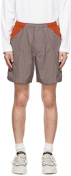 Y-3 Gray Classic Light Shell Running Shorts