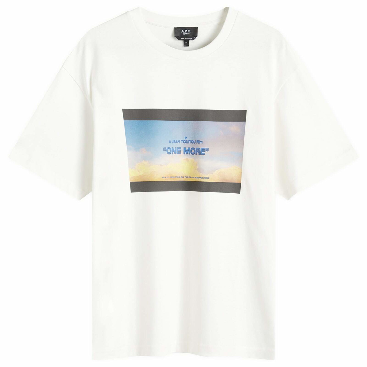 Tシャツ・カットソー A.P.C. Men T Shirts COGWZH26342 AAB White A.P.C. - A.P.C. x Brain Dead Logo T-Shirt | HBX - Globally