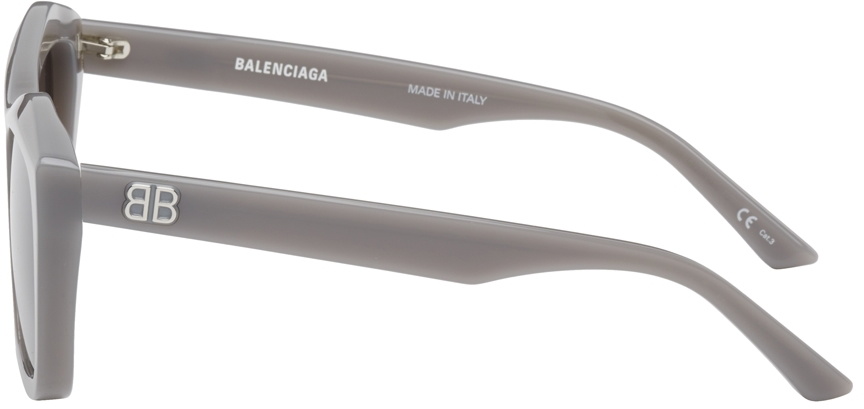 Balenciaga Grey Square Sunglasses Balenciaga