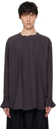 RAINMAKER KYOTO Gray Pleated Shirt