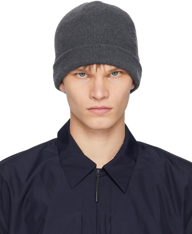 Photo: Norse Projects ARKTISK Gray Top Tech Beanie