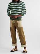 Missoni - Intarsia Cotton-Blend Sweater - Green