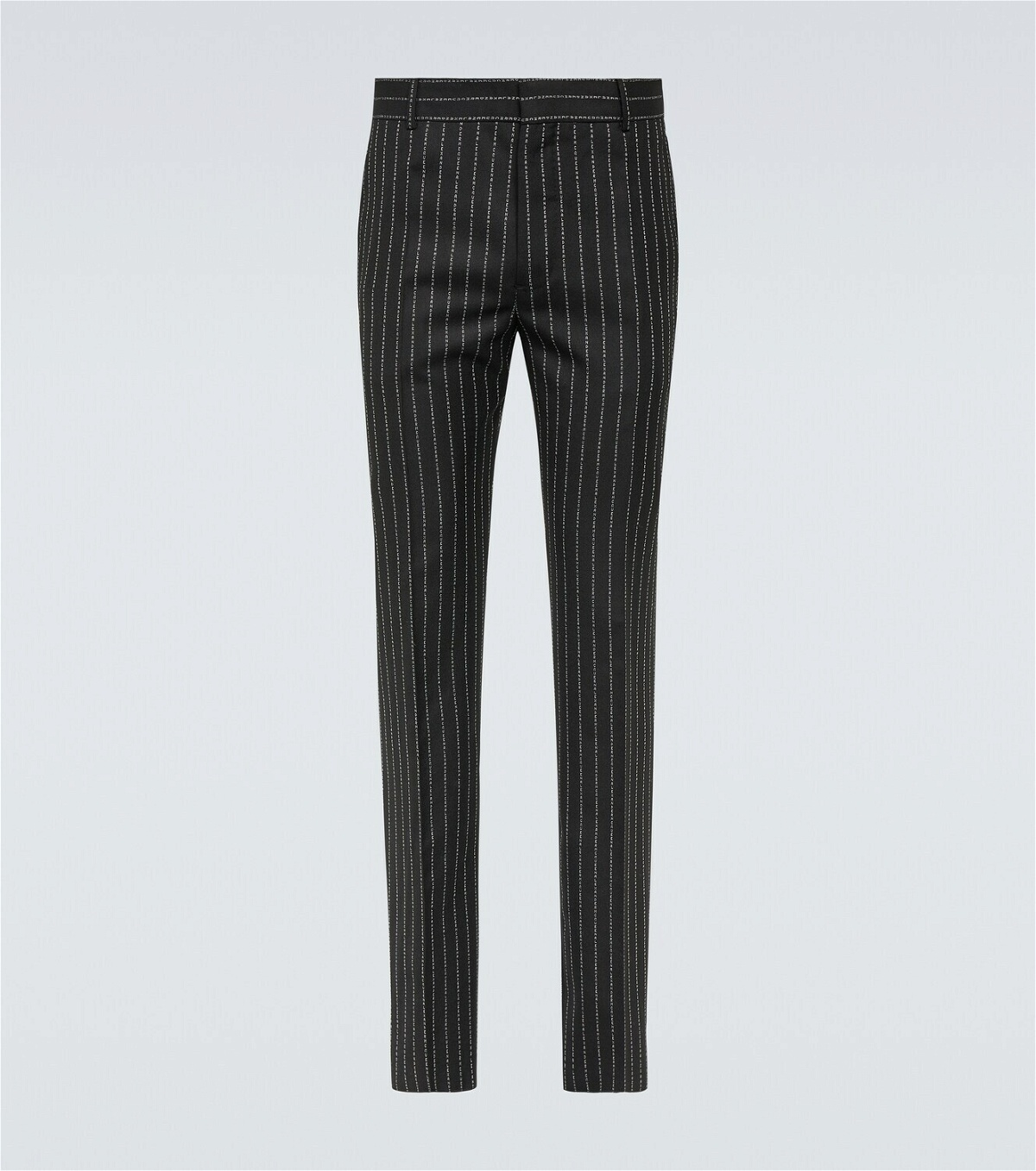 Alexander McQueen Pinstripe wool suit pants