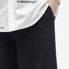 Balenciaga Men's Elastic Waist Pant in Black