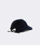 Miu Miu Logo velvet baseball cap
