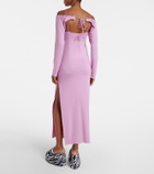 The Attico Cutout maxi dress