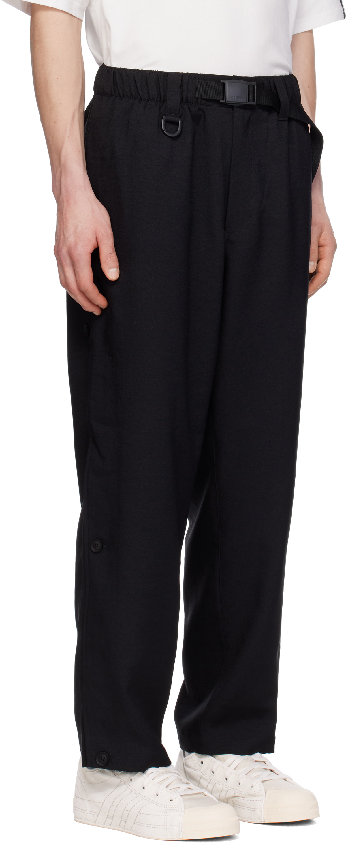 Y-3 Black Sport Uniform 3 Stripes Sweatpants