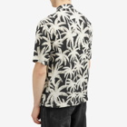 Palm Angels Men's Vacation Shirt in Black