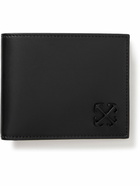 Off-White - Jitney Logo-Embellished Leather Bifold Wallet