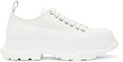 McQueen White Tread Slick Low Sneakers