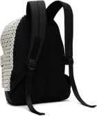 BAO BAO ISSEY MIYAKE White Daypack Metallic Backpack