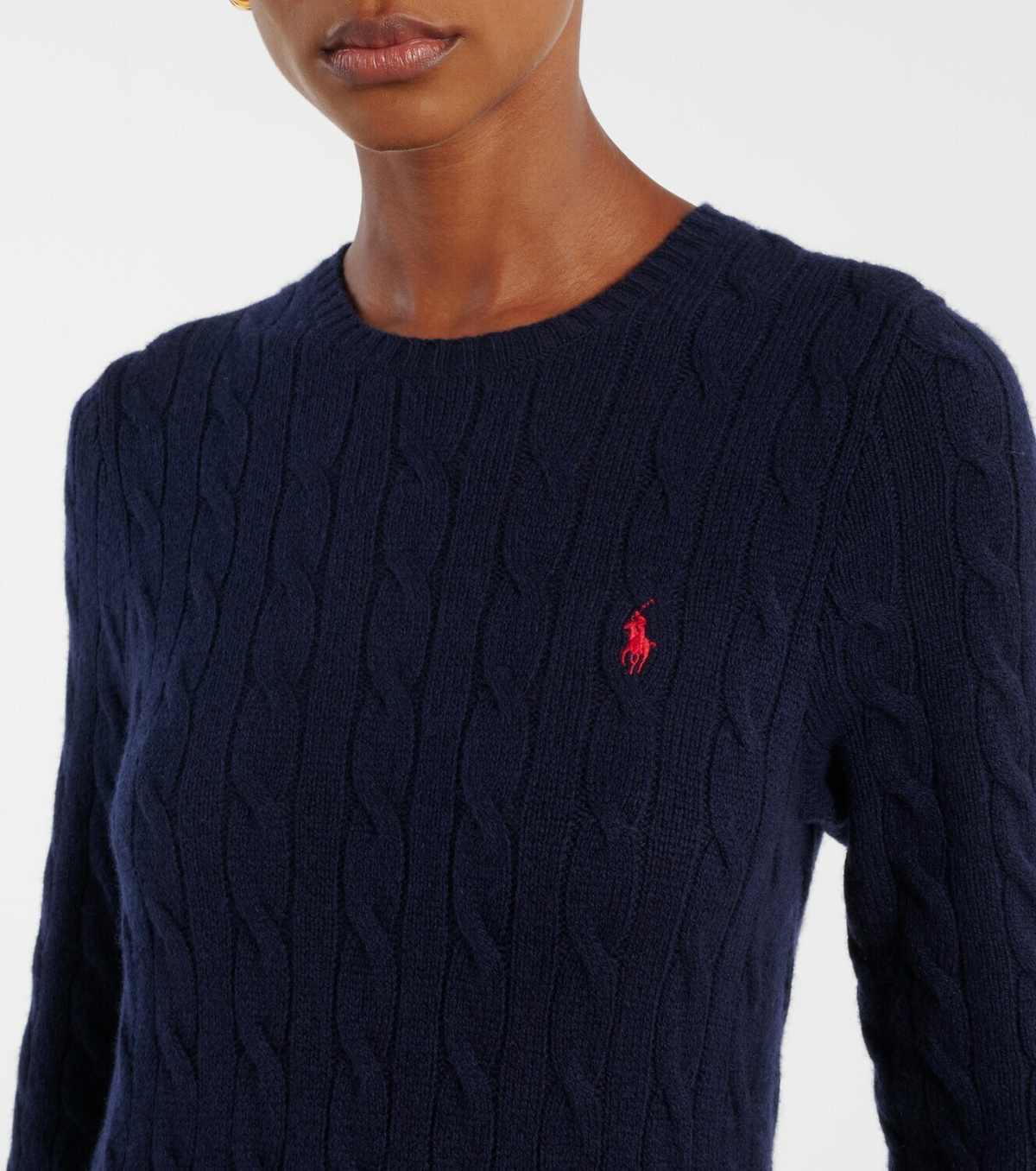 Polo Ralph Lauren Cotton and wool-blend maxi dress