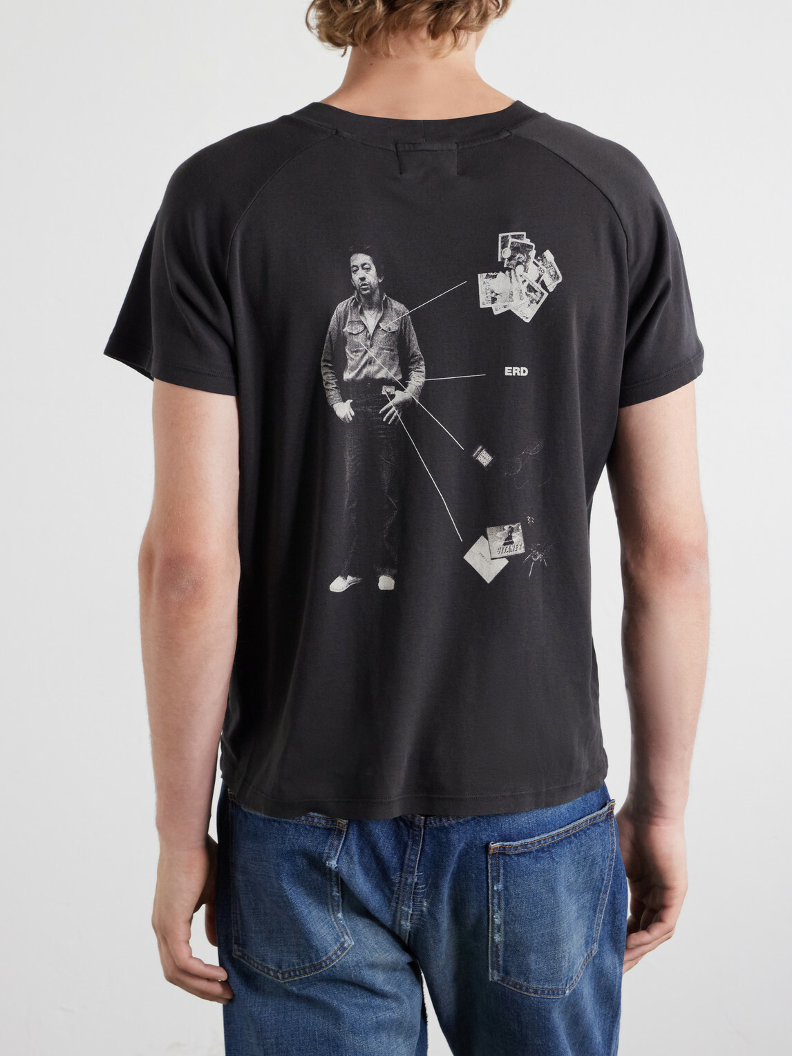 Enfants Riches Déprimés - Serge Printed Cotton-Jersey T-Shirt - Black