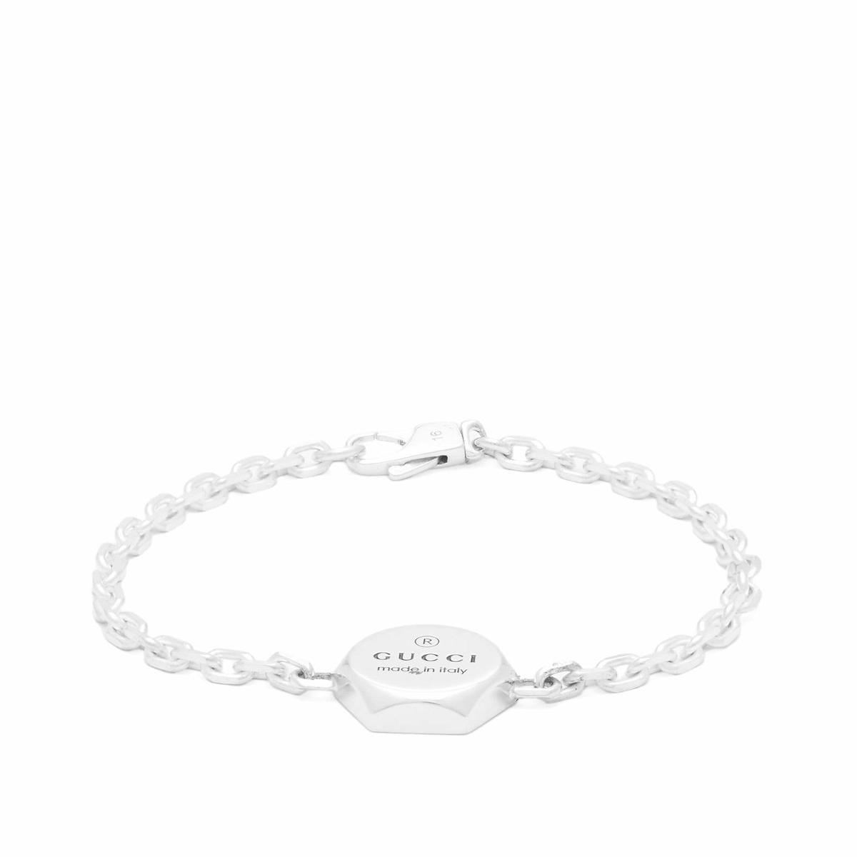 Photo: Gucci Women's Trademark Charm Bracelet in Silver
