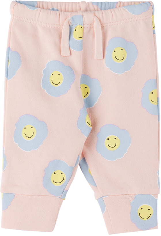 Photo: Stella McCartney Baby Pink Smiley Flower Print Lounge Pants