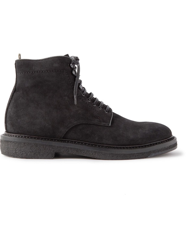 Photo: Officine Creative - Hopkins Suede Boots - Black