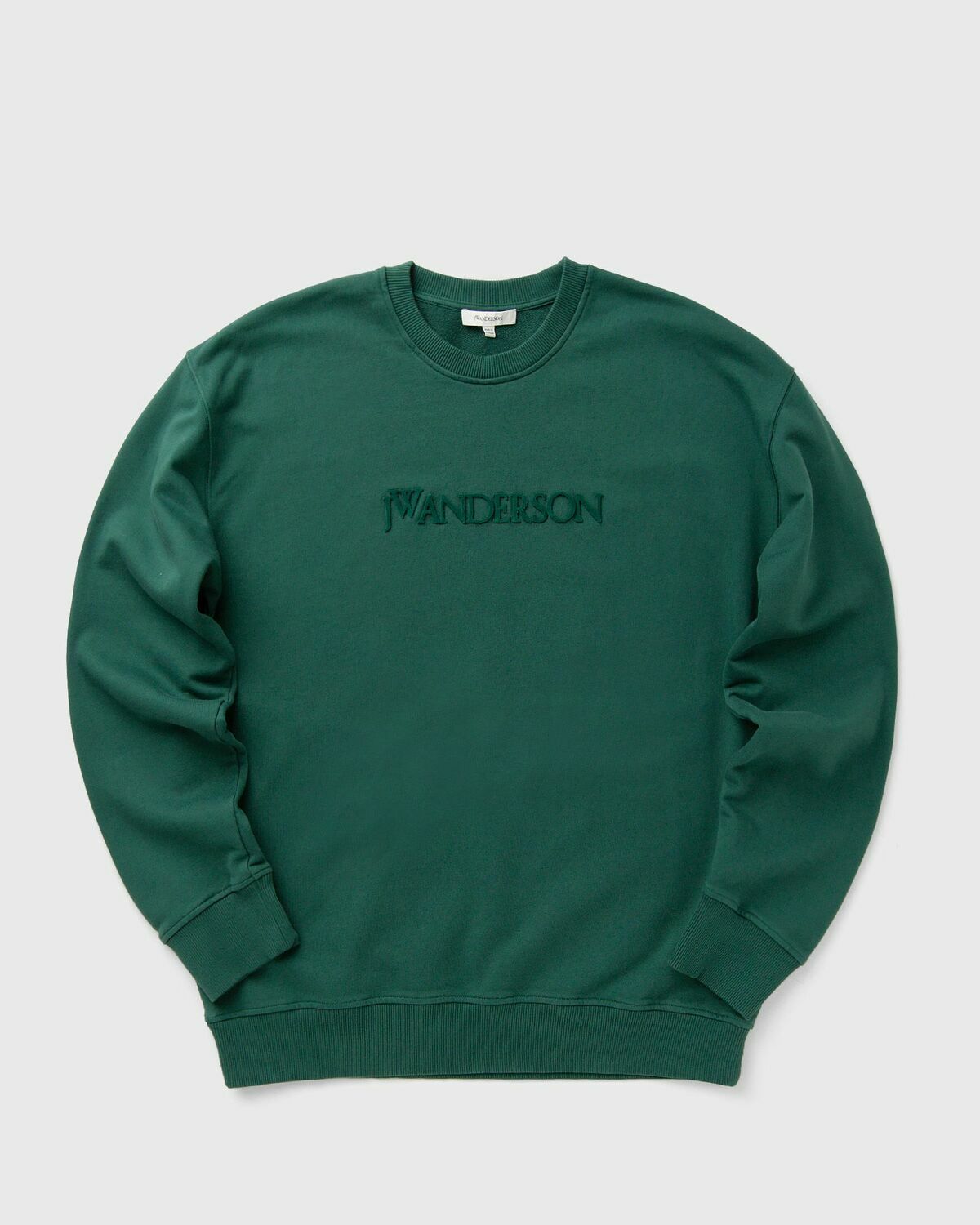 JW Anderson LOGO EMBROIDERY SWEATSHIRT Green Men