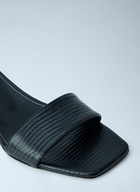 Toteme Slim Lizard-Embossed Bandeau Sandals