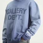 Gallery Dept Men's . Washed Logo Crewneck in Navy