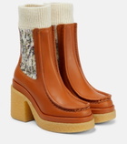 Chloe - Jamie leather Chelsea boots