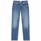 NN07 Men's Johnny Regular Straight Jeans in Blue Denim