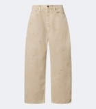 Balenciaga Distressed wide-leg jeans