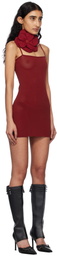 Fancì Club Red Sawft Bodycon Minidress