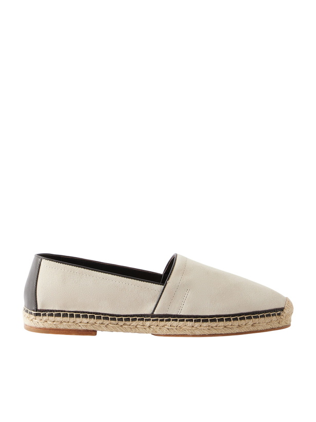 Photo: Brunello Cucinelli - Suede Espadrilles - Neutrals