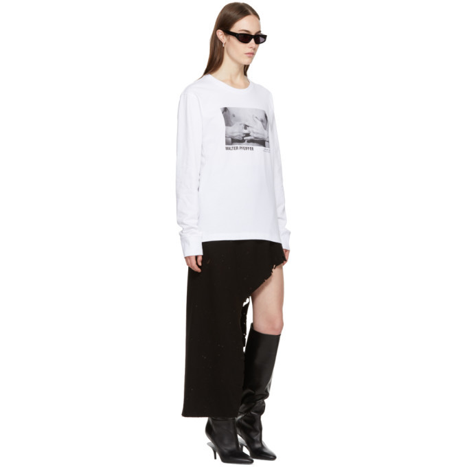 Helmut Lang White Walter Pfeiffer Edition Long Sleeve Hands 1984 T