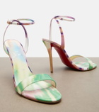 Christian Louboutin Miss Z tie dye patent leather sandals