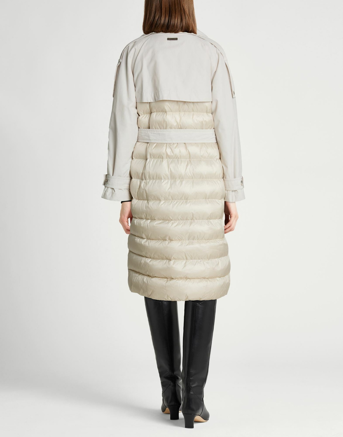 Peserico Womens Coat in Off white