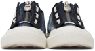 Diesel Blue & Black S-Astico Lzip Sneakers