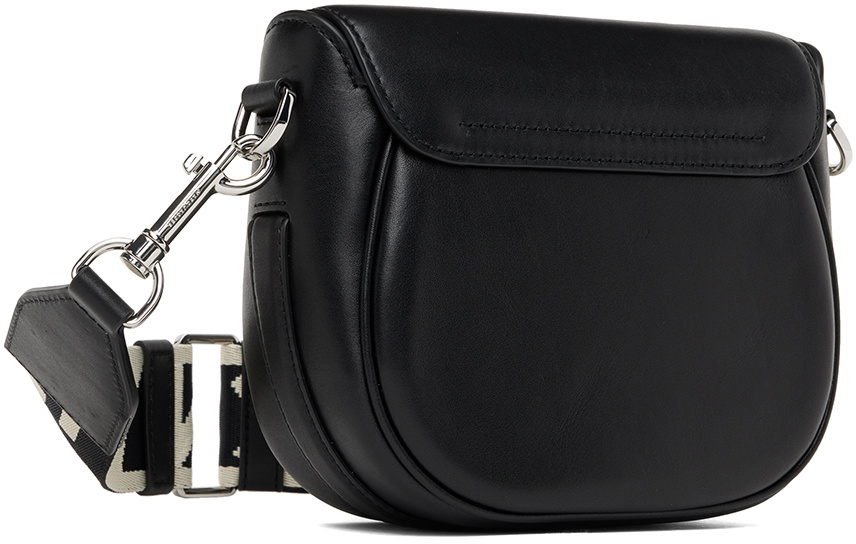 The J Marc Small Leather Saddle Bag in Black - Marc Jacobs