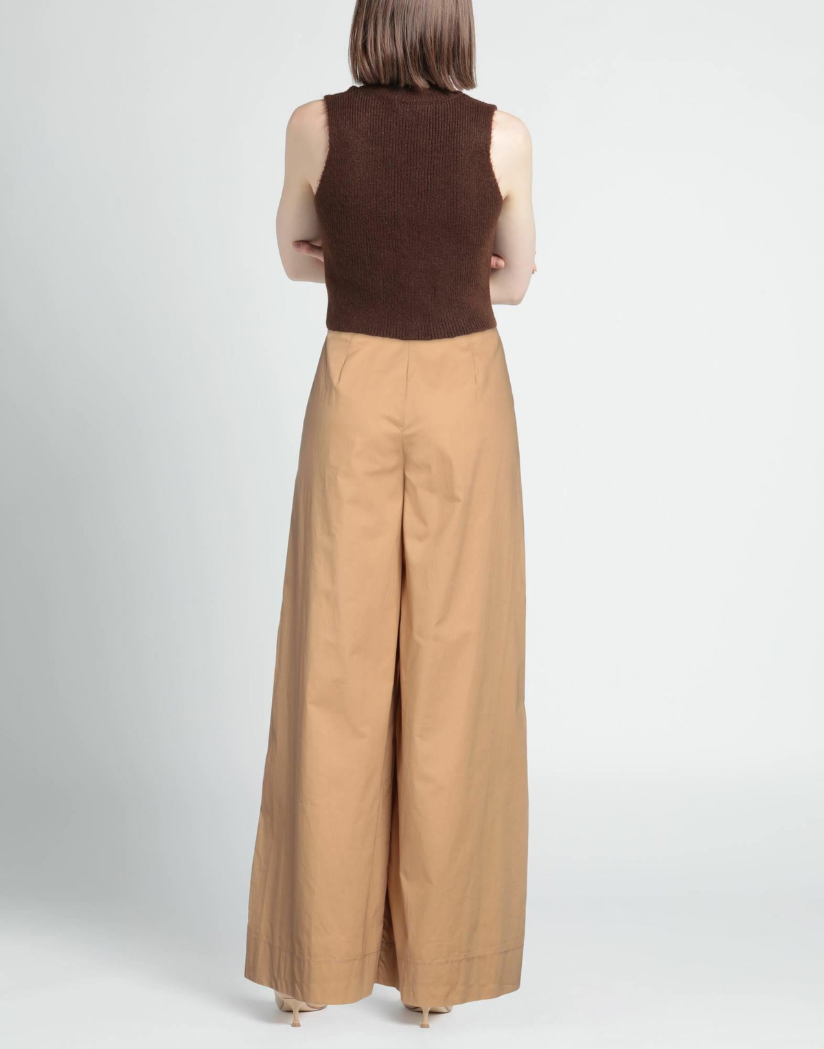 Manila Grace Womens Pants Sand