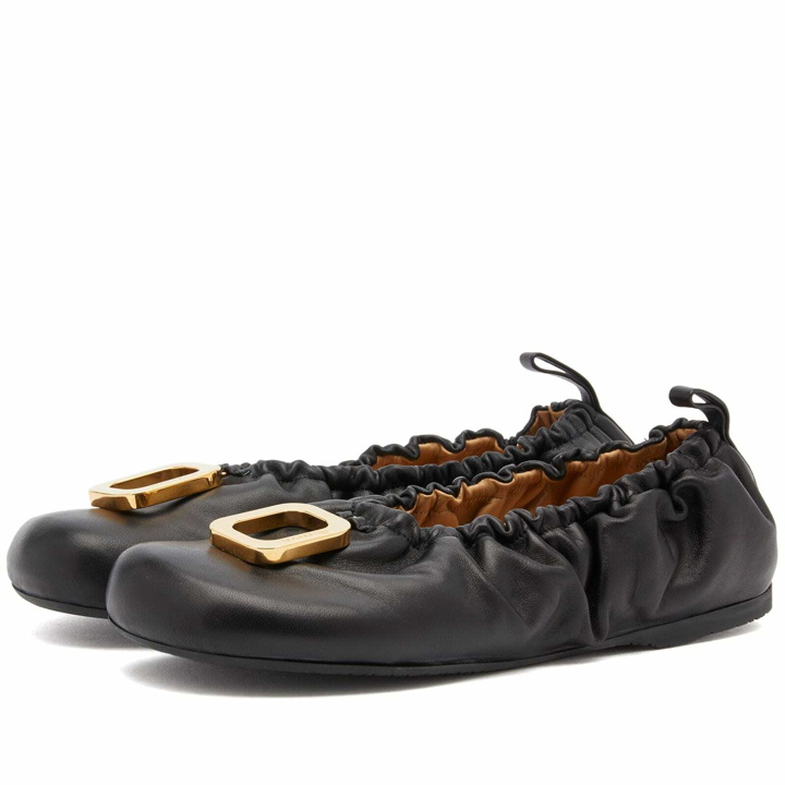 Photo: JW Anderson Footwear Women's JW Anderson Ballerina Shoes in Black