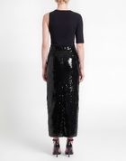 Mônot Womens Maxi skirt in Black
