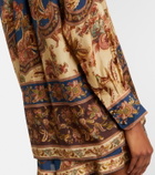 Zimmermann Aster printed silk shirt