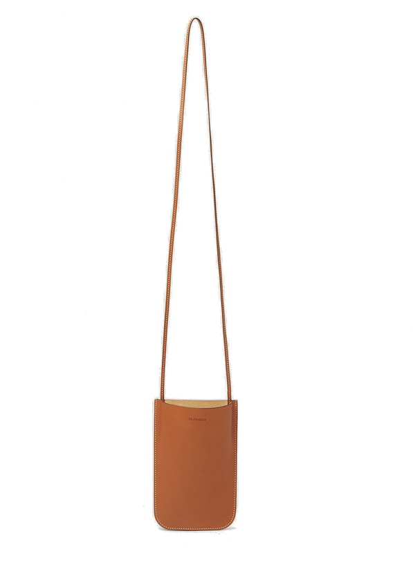 Photo: Pocket Necklace Bag in Brown