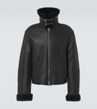 Entire Studios Shearling-lined leather jacket
