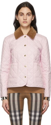 Burberry Reversible Pink Diamond Quilted Barn Jacket