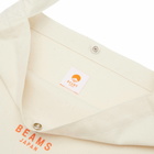 BEAMS JAPAN Shoulder Bag in Natural/Orange 