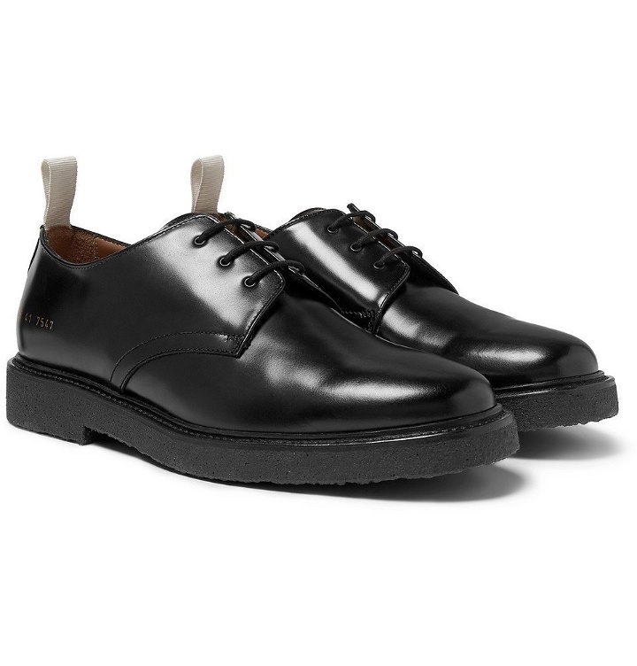 Photo: Common Projects - Cadet Leather Derby Shoes - Men - Black
