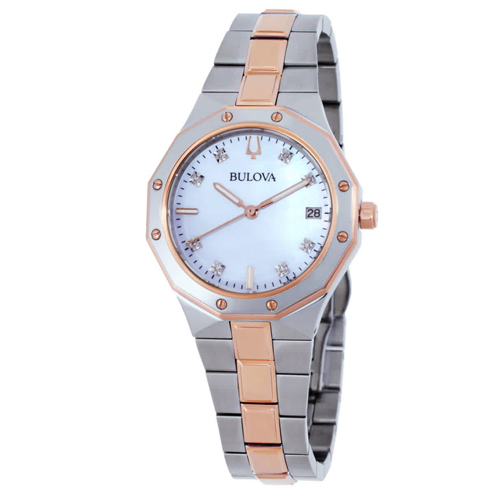 Photo: Bulova Prestige Quartz Diamond Ladies Watch 98P235
