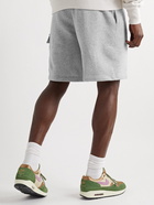 Nike - Sportswear Club Wide-Leg Cotton-Blend Jersey Cargo Shorts - Gray