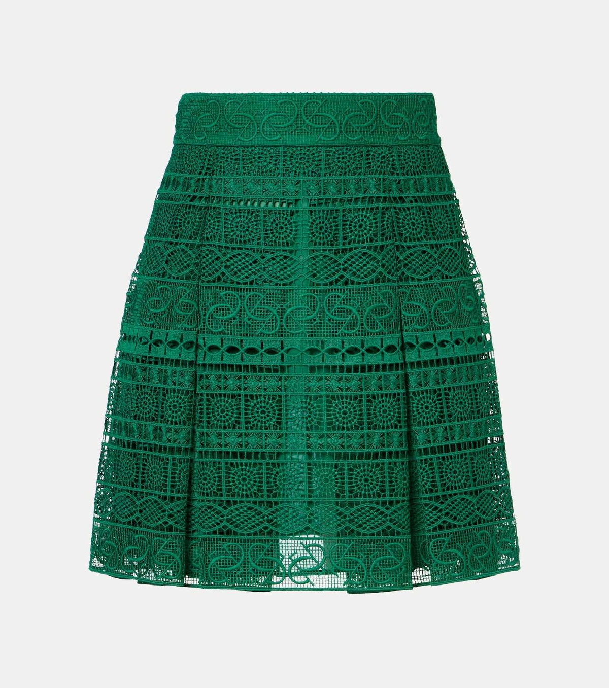 Elie Saab Macramé high-rise miniskirt