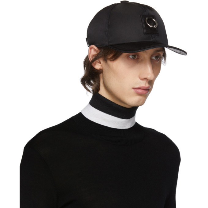 Neil Barrett Black Pierced Cap Neil Barrett