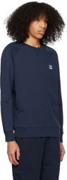 Maison Kitsuné Navy Fox Head Sweatshirt